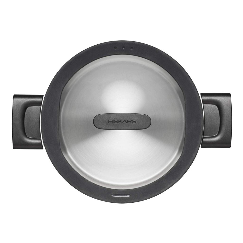 Fiskars HF Steel casserole 3,5L/20cm w/lid