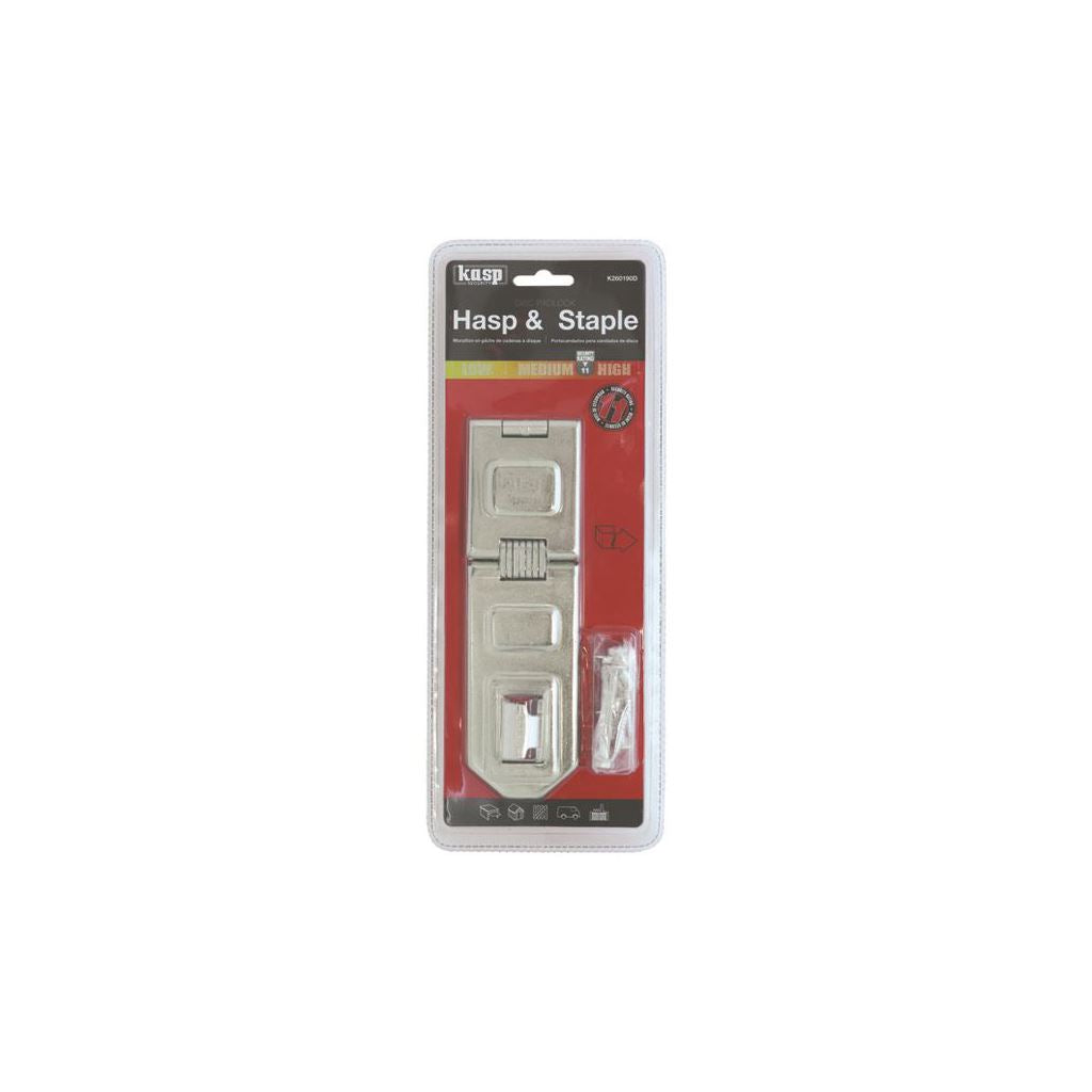 Kasp 260 Hasp & Staple 190mm K260190