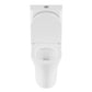 Baridi Close-Coupled Toilet Soft Close Seat, Dual Flush Cistern & Rimless Flush