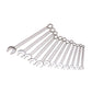 Elora 03090 205 S12M 12 Piece Long Metric Combination Spanner Set