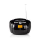Nedis Boombox 9W Bluetooth® CD Player/FM Radio/USB/Aux Black