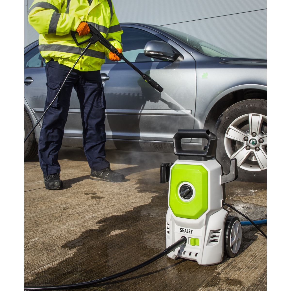 Sealey Pressure Washer 100bar 390L/hr with TSS & Rotablast� Nozzle PW1610
