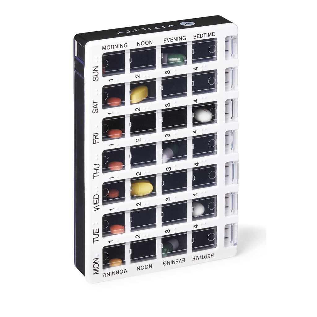 Vitility Pill Box to Week 70610350 Medication Aid