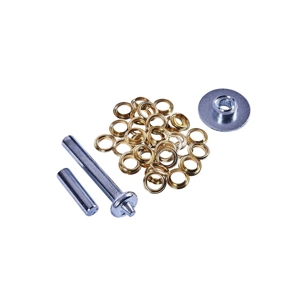 Tarpaulin Eyelet Repair Tool Replacement Tarp ½" Brass Coated Grommet Washers - S4675