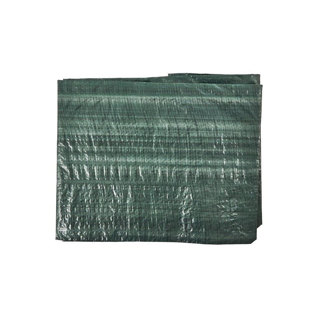 Green Heavy Duty 6x9ft Waterproof Tarpaulin Ground Sheet Light Weight Camping - S4908