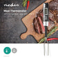 Nedis Meat Thermometer 0 to 250°C Digital Display KATH108GY