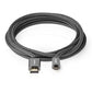 Nedis HDMI Connector to HDMI Micro Connector Gun Metal Grey Braided Cable - CVTB34700GY20
