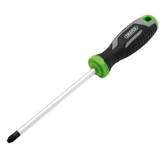 Draper Pozi Soft Grip Screwdriver, PZ3 x 150mm