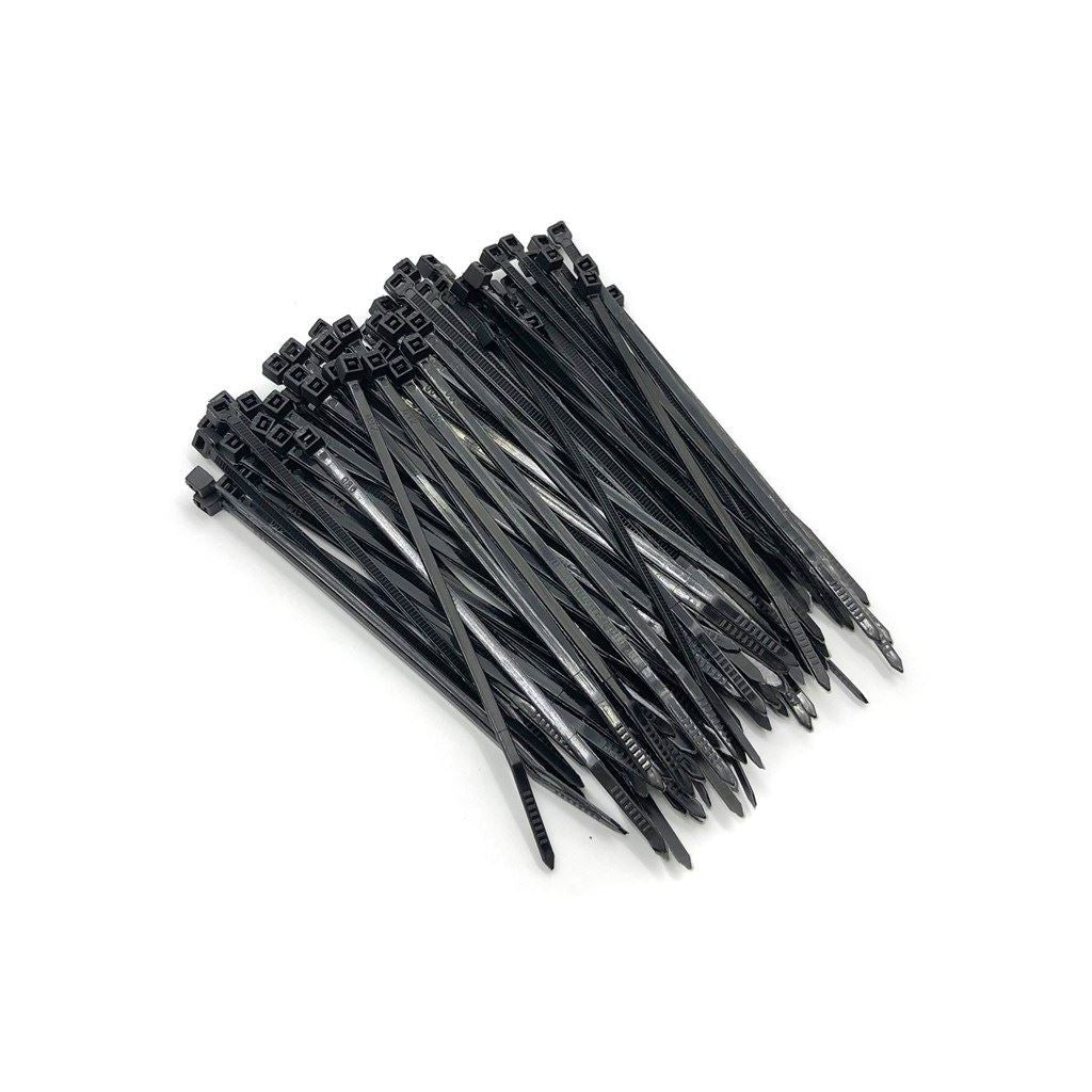 Amtech 100pcs Tie Wraps (100 x 2.5 mm) Black - S0810