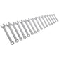 Sealey Combination Spanner Set 16pc Metric AK63255
