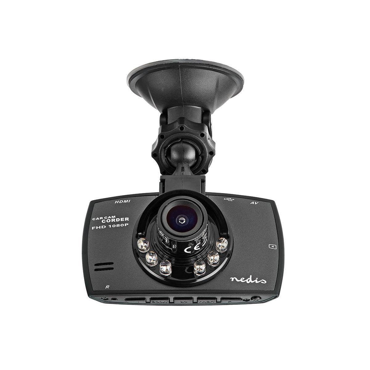 Nedis Dash Cam 1080p@30fps 12.0 MP 2.7" LCD Parking sensor Motion detection Dark - DCAM11BK