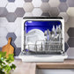 Sealey Baridi 2-4 Place Settings Mini Portable Tabletop Dishwasher, 5 Wash Functions DH224