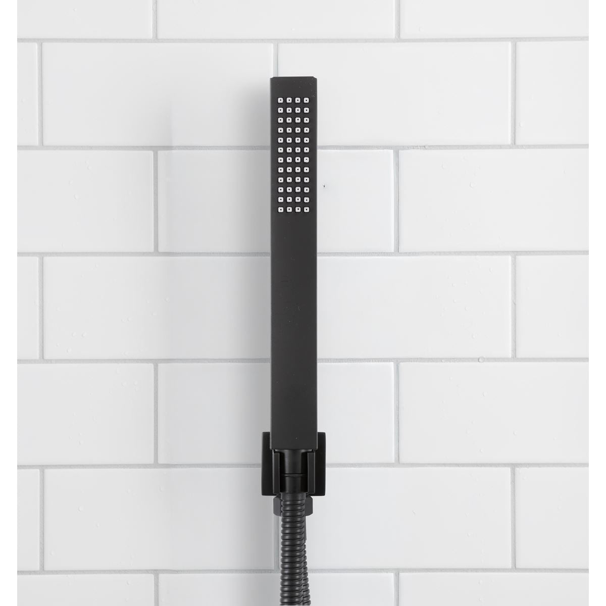 Baridi Concealed Thermostatic Shower Set 20 x 20cm Square Head & Hand Shower