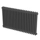 Baridi Horizontal Traditional 2 Column Radiator 600 x 1012mm � Anthracite DH359