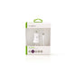 Nedis Car Charger 2.4A Fixed cable Micro USB White CCHAM240AWT