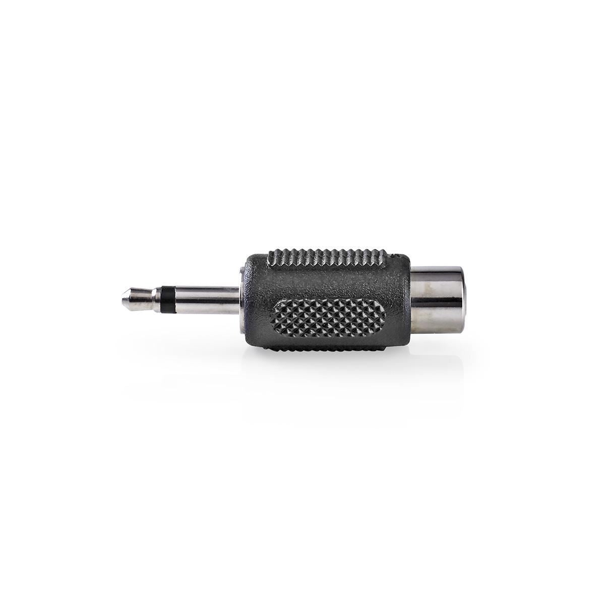 Nedis Mono Audio Adapter 3.5mm Male to RCA Female 10 pieces Black - CAGP22965BK