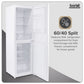Baridi 60/40 Smart Frost Fridge Freezer 254L Capacity � White DH328