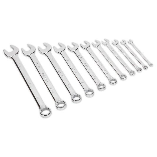 Sealey Combination Spanner Set 11pc Imperial AK630AF