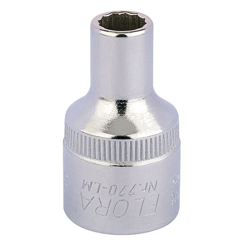 Draper 24533 8mm 1/2" Square Drive Elora Bi-Hexagon Socket