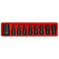 Sealey Impact TRX-Star* Bit & Holder Set 9pc 1/2"Sq Drive AK5610