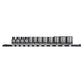 Sealey Socket Set 12pc 3/8"Sq Drive Metric - Black Series AK7992