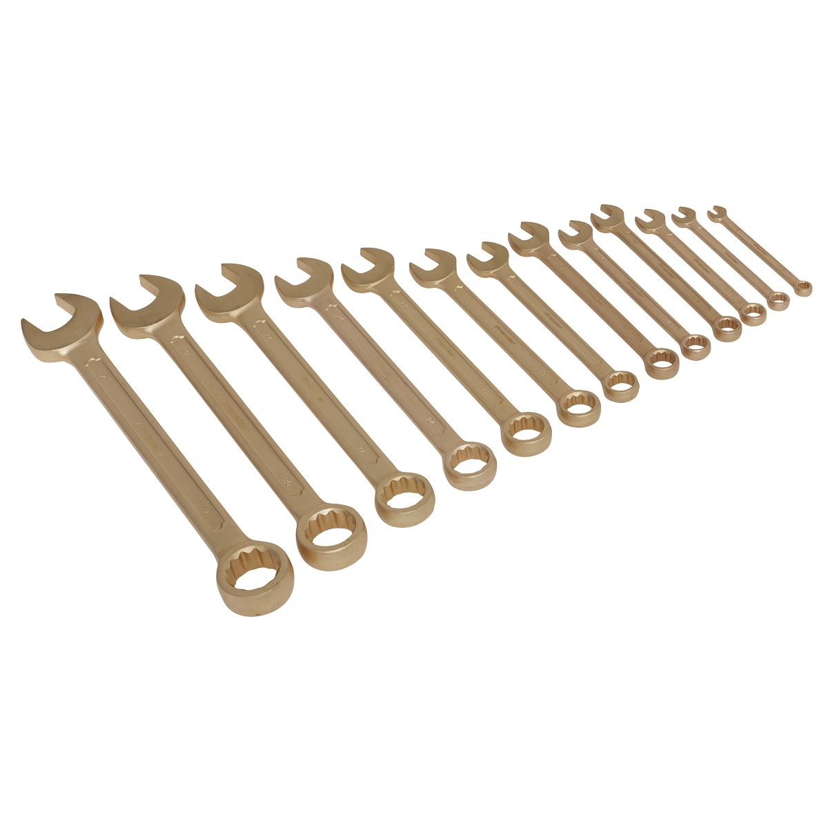 Sealey Combination Spanner Set 13pc 8-32mm - Non-Sparking NS001