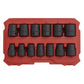 Sealey Impact Socket Set 13pc 1/2"Sq Drive Lock-On 6pt Metric AK5616M