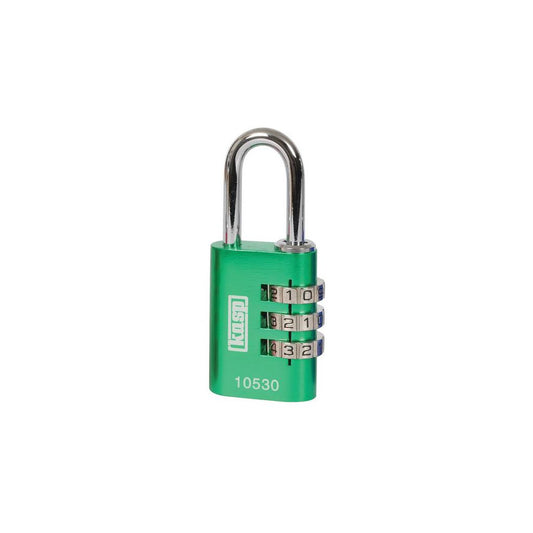 Kasp 105 Combi Padlock Green 30mm K10530GRED