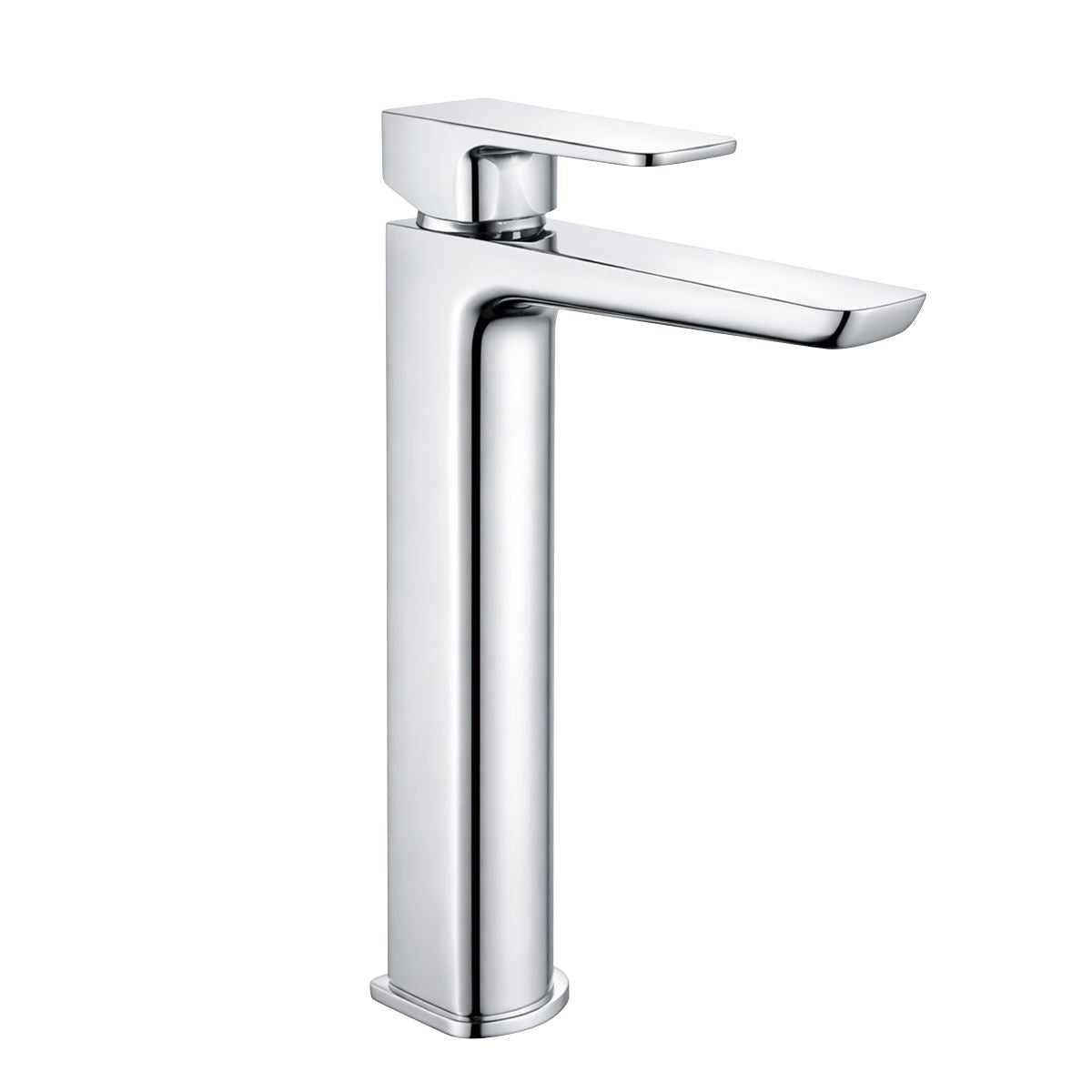 Baridi High Basin Mixer Tap with Clicker Waste - Chrome DH394