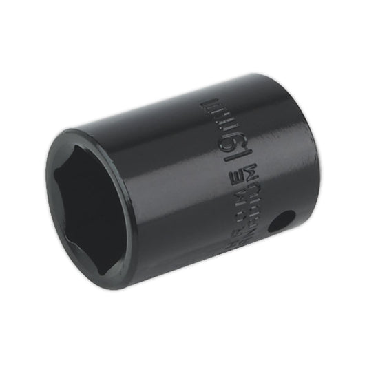 Sealey Impact Socket 19mm 1/2"Sq Drive IS1219