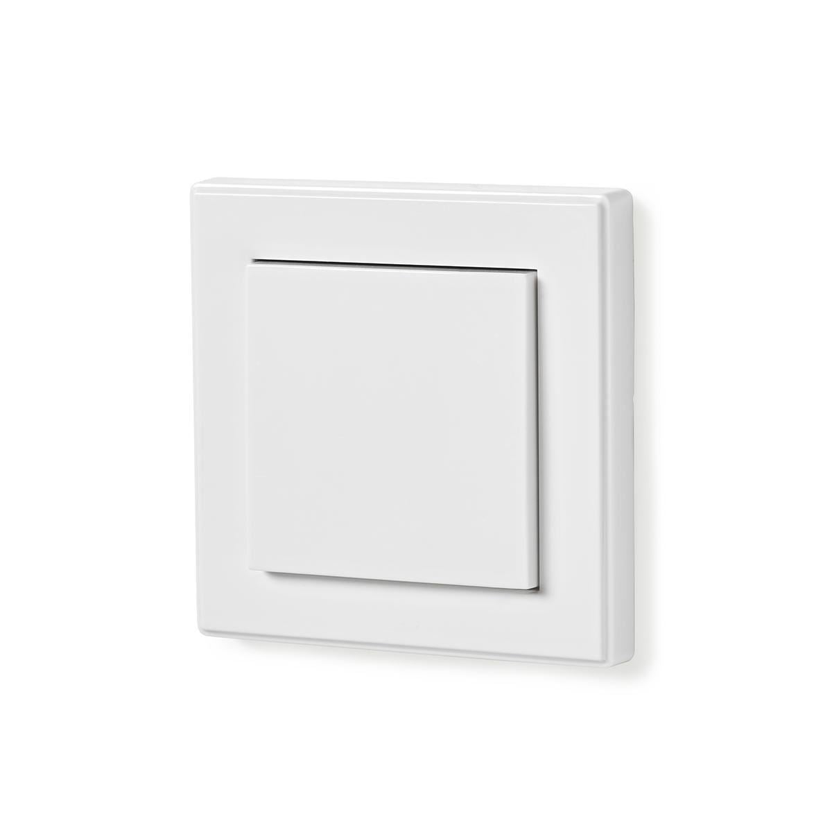 Nedis RF Wall Switch Single 433.92 MHz - Control one or multiple lights - RFWS10WT