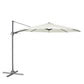 Dellonda Cantilever Parasol with 360� Rotation, Tilt & Cover 3m - Cream DG268