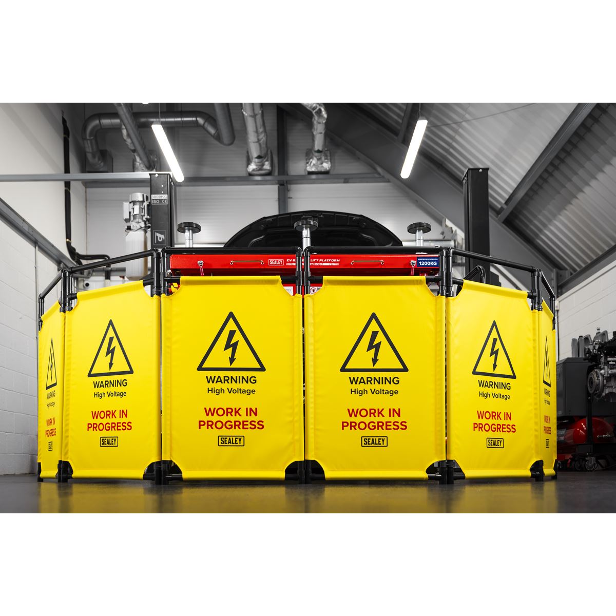 Sealey Folding Safety Barrier for Hybrid/Electric Vehicles EV20