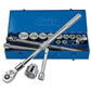 Draper 3/4" Square Drive Metric Socket Set In Metal Case 17 Piece - 16486