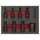 Sealey Impact TRX-Star* Socket Bit Set 8pc 3/8"Sq Drive AK5621