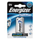 Energizer Lithium 9V Battery x1 - ENLITHIUM9VP1