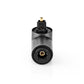 TosLink AdapterTosLink FemaleTosLink MaleAngled 90°AluminiumGunmetal1pcsBox - CATB25920GY