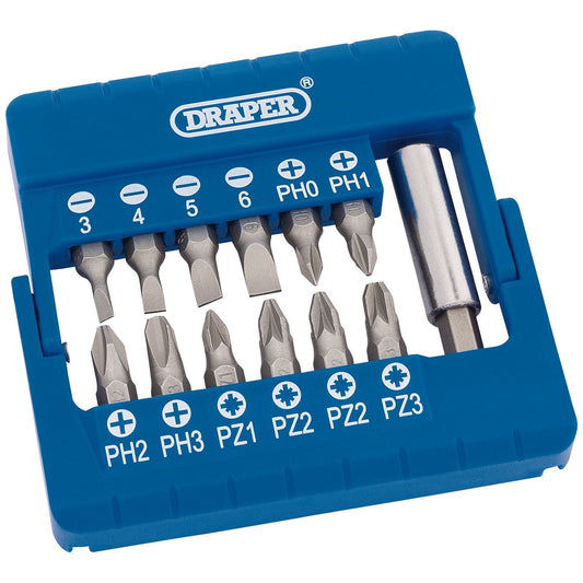 Draper Screwdriver and Magnetic Bit Holder Set (13 Piece) - 82392