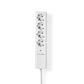 Nedis RF Power Strip 4x Schuko Type F 3680W European Extension Lead - RFP410FWT