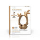 Nedis Wired Headphones 1.2m On-Ear Detachable Magnetic Ears Rudy Reindeer Brown - HPWD4000BN