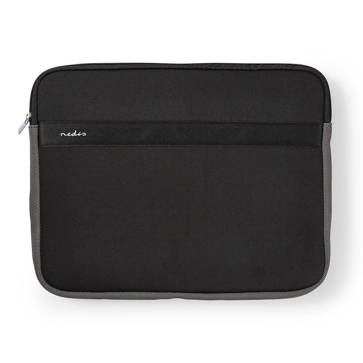 Nedis Notebook Sleeve 13 to 14" Neoprene Black/Anthracite NBSE13100BK