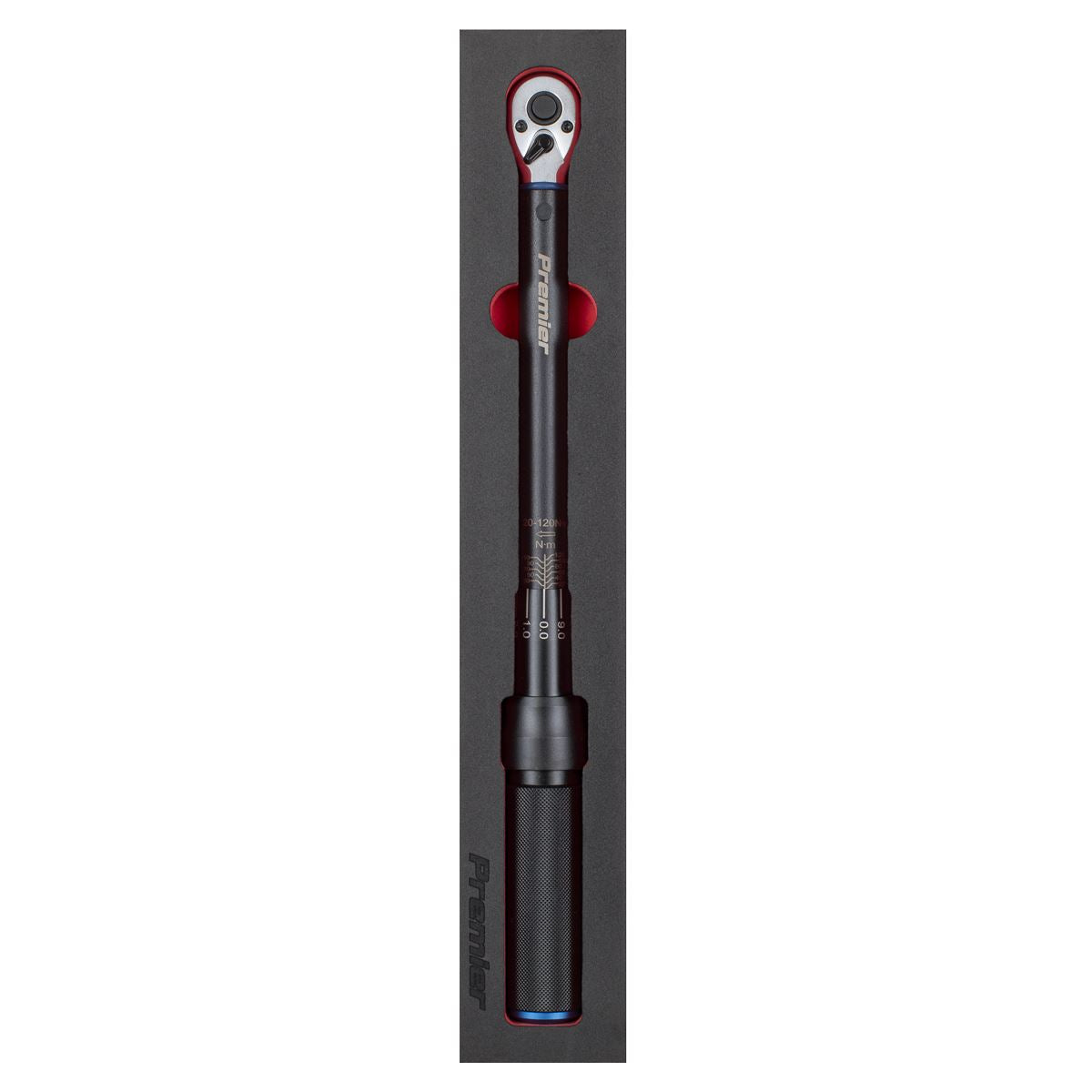 Sealey Premier Torque Wrench Micrometer Style 3/8"Sq Drive Calibrated 20-120Nm