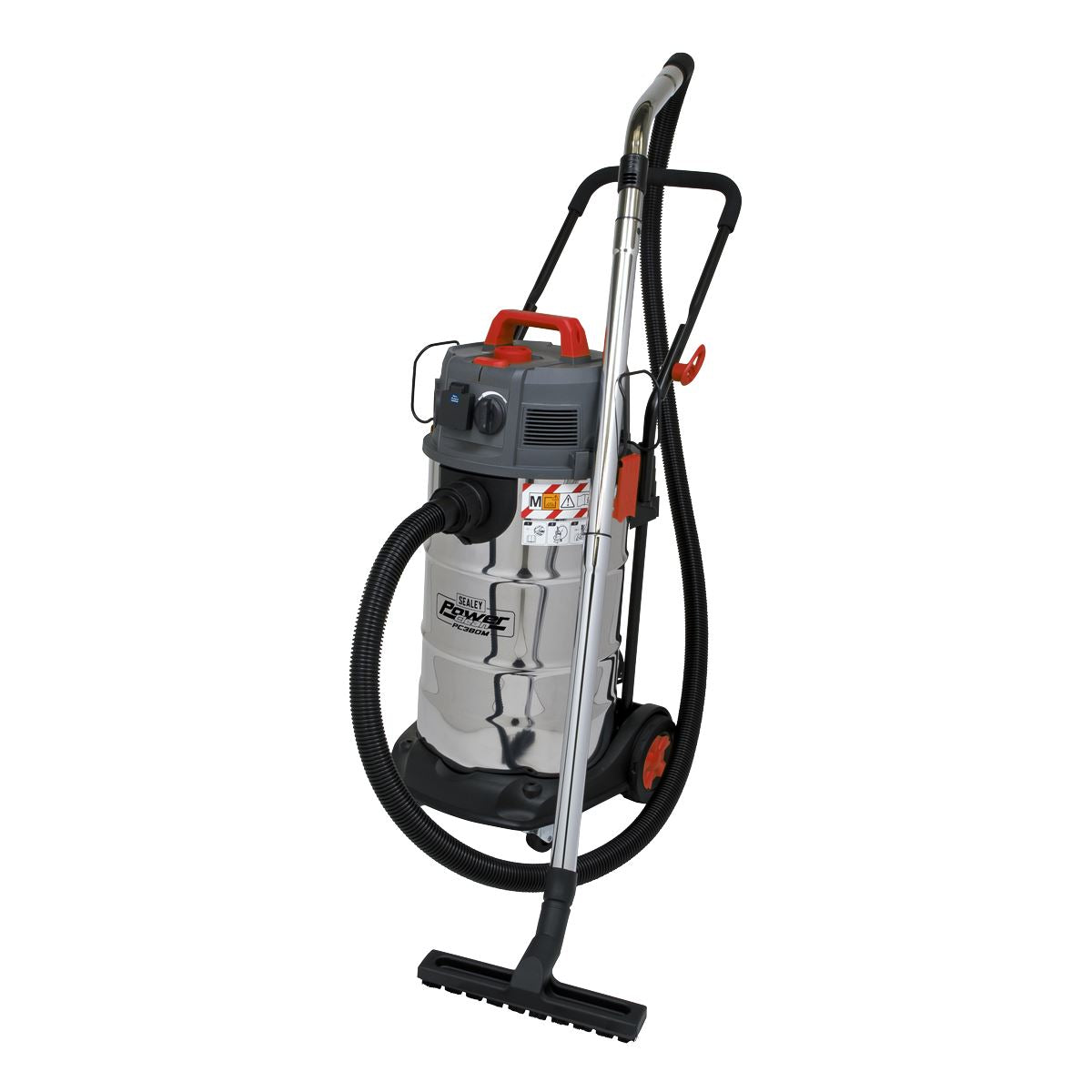 Sealey Vacuum Cleaner Industrial Dust-Free Wet/Dry 38L 1500W/230V PC380M