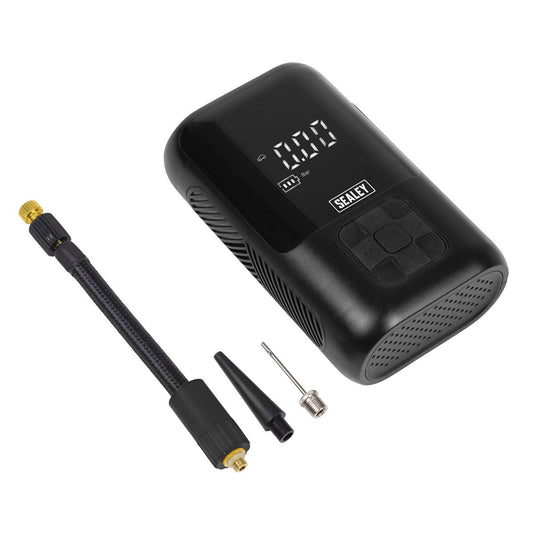 Sealey Tyre Inflator & Power Bank with Worklight Rechargeable CTI130