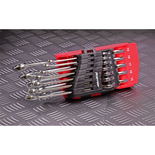 Sealey Combination Spanner Set 12pc Lock-On 6pt - Metric AK63921