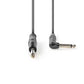 Nedis Unbalanced Audio Cable 6.35mm Male to 6.35mm Male Angled 5m Grey - COTH23005GY50