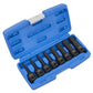 Sealey Impact Hex Socket Bit Set 8pc 1/2"Sq Drive AK5601