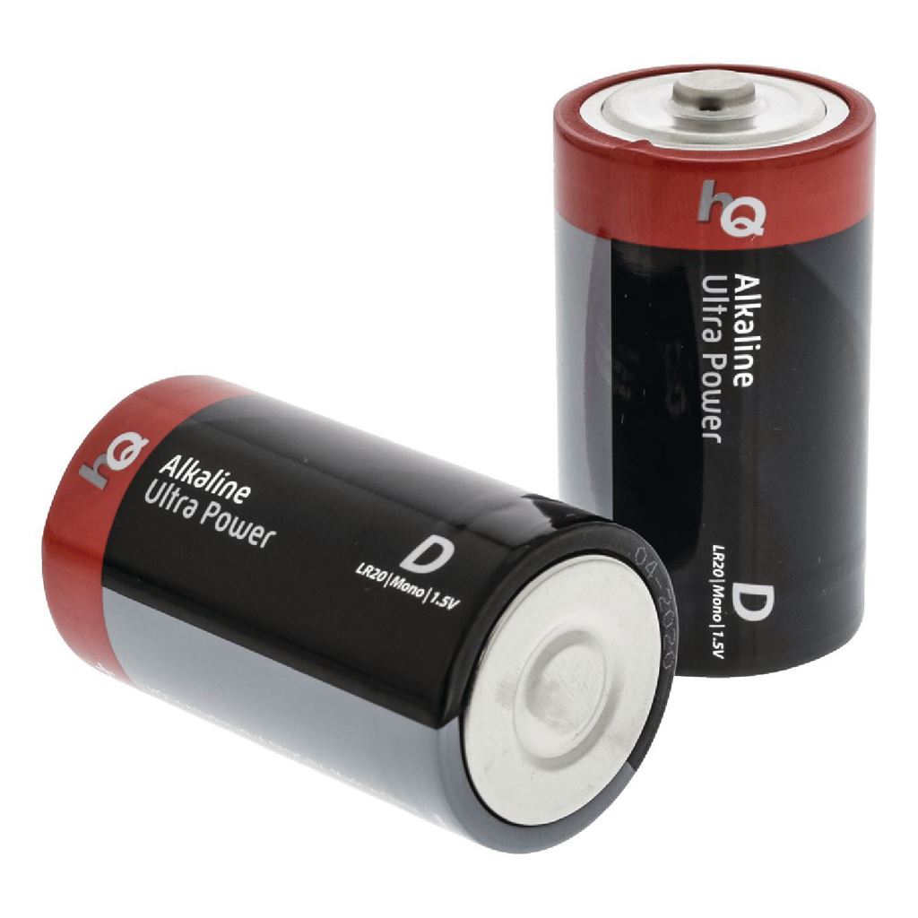 HQ Alkaline D battery 2-blister - BAAKLR202BL