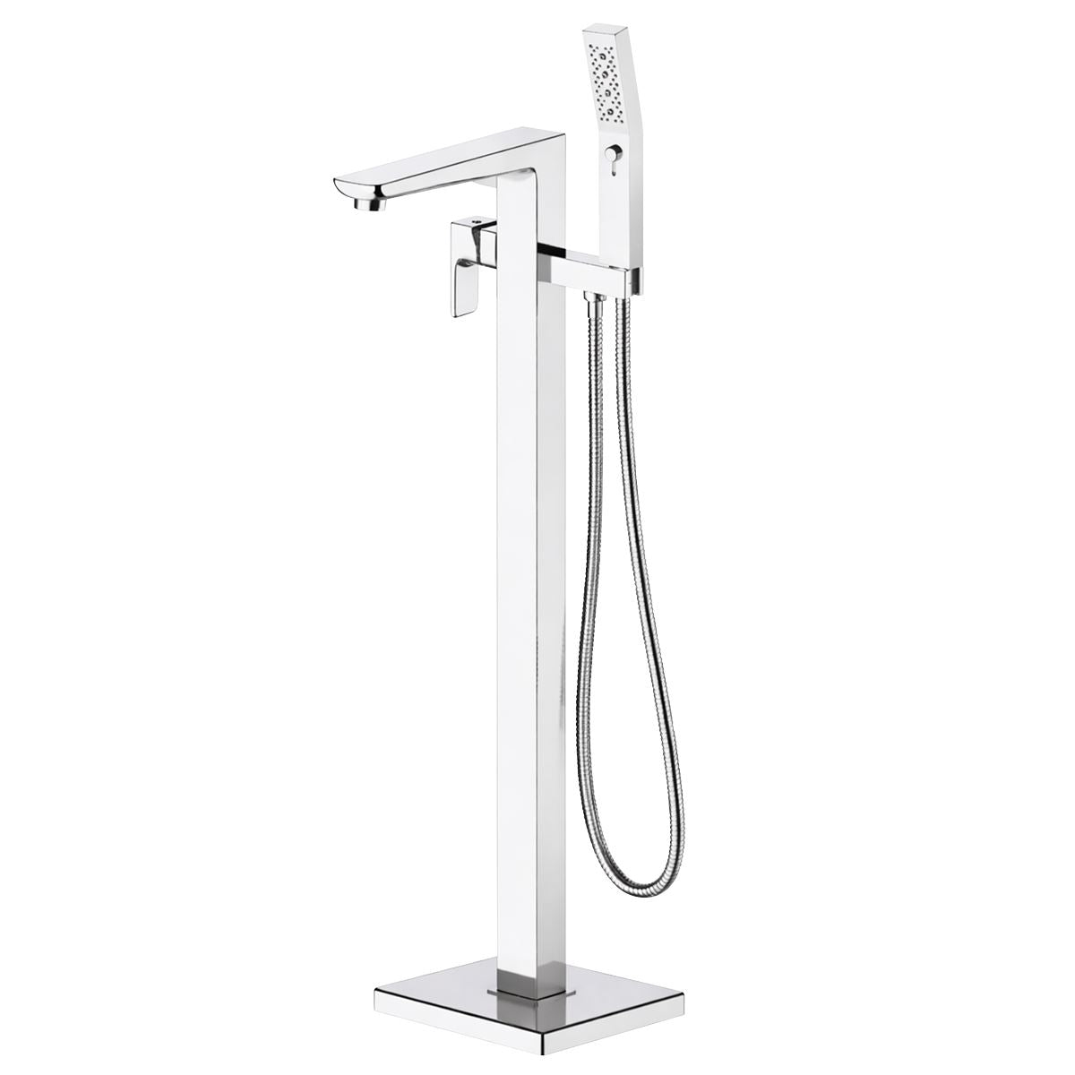 Baridi Freestanding Bath Mixer Tap with Shower - Chrome DH400