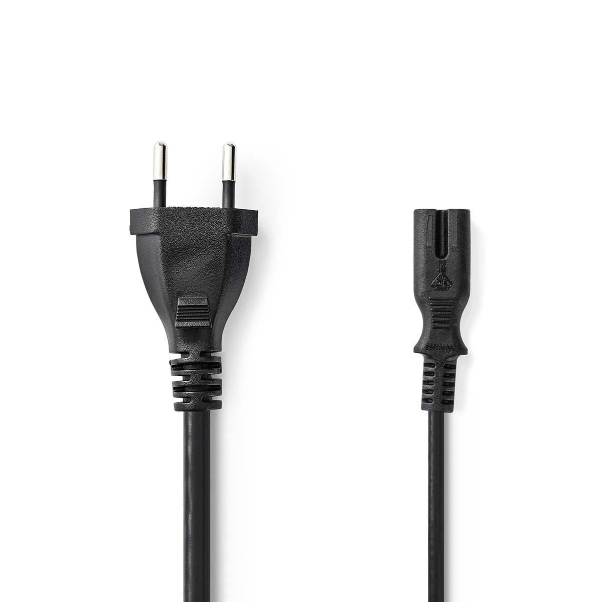 Nedis Power Cable Swiss Plug to IEC-320-C7 5m Black PCGP11240BK50